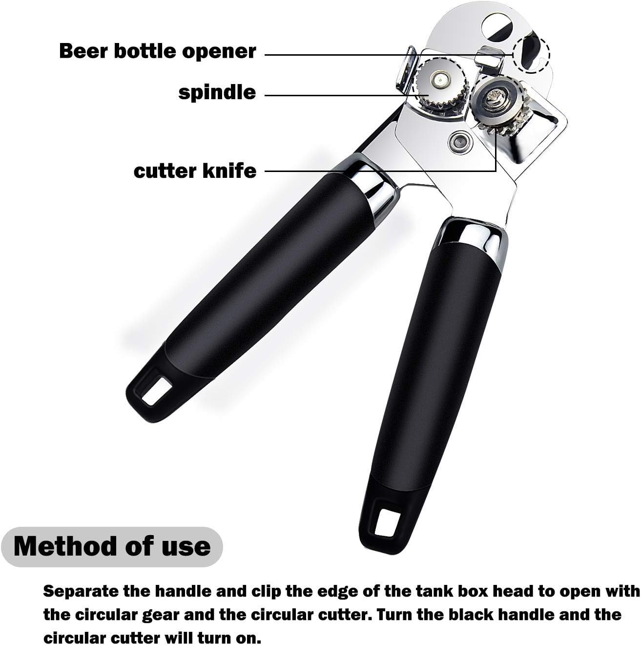 Black And Silver Can Opener The LOLO